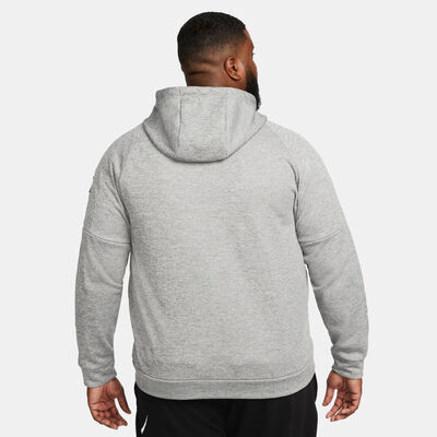 Nike Men's Therma-FIT Training Hoodie Grey Nike Men's Therma-FIT Training Hoodie Grey