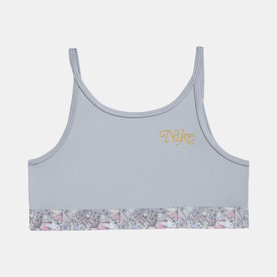 Nike Kids' Dri-FIT Trophy Energy Sports Bra Grey