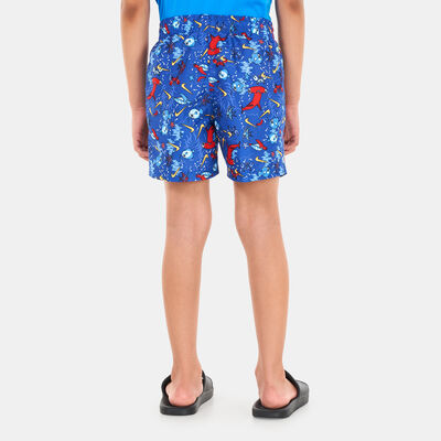 Nike Swim Kids' 4-inch Volley Shorts Blue