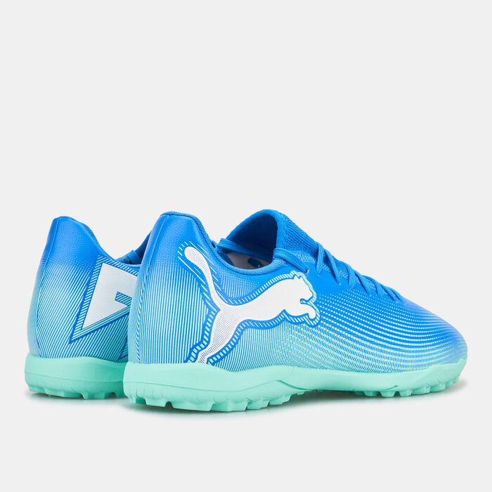 PUMA Men's FUTURE 7 PLAY Turf Ground Football Shoes Blue PUMA Men's FUTURE 7 PLAY Turf Ground Football Shoes Blue image number 2