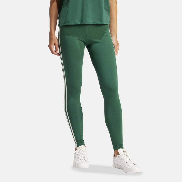 adidas Originals Women's 3-Stripes 7/8 Leggings Green image number 2