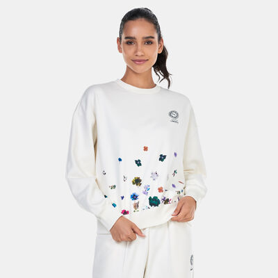 PUMA Women's x LIBERTY Sweatshirt White