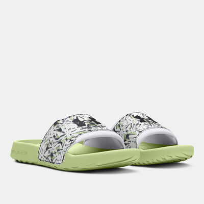 Under Armour Women's Ignite Select Graphic Slides Green