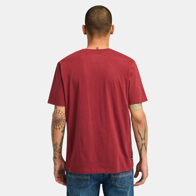 Timberland Men's Kennebec River Tree Logo T-Shirt Red