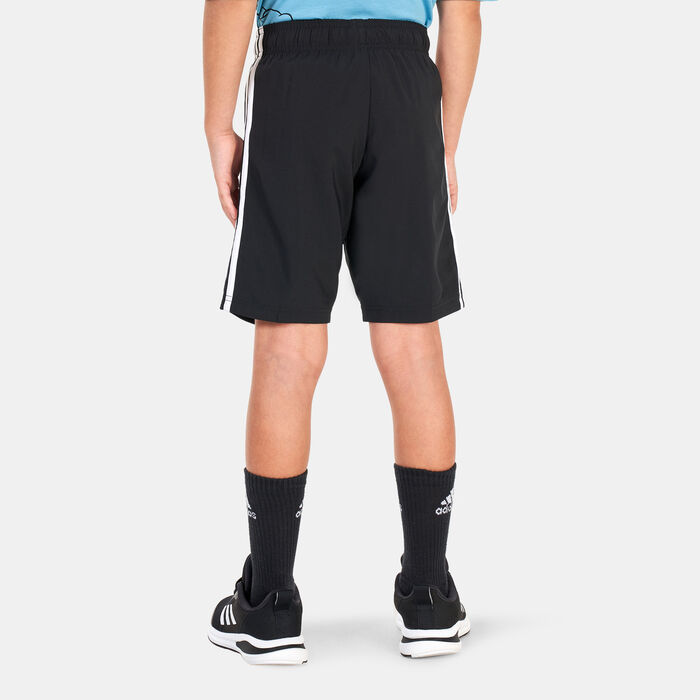 adidas Kids' Essentials 3-Stripes Shorts Black adidas Kids' Essentials 3-Stripes Shorts Black image number 1