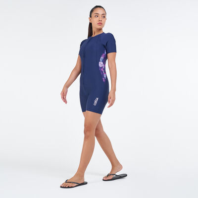 COEGA Women's Short SlimKini Swimsuit Blue