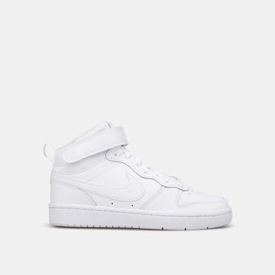 Nike Kids' Court Borough Mid 2 Shoes White