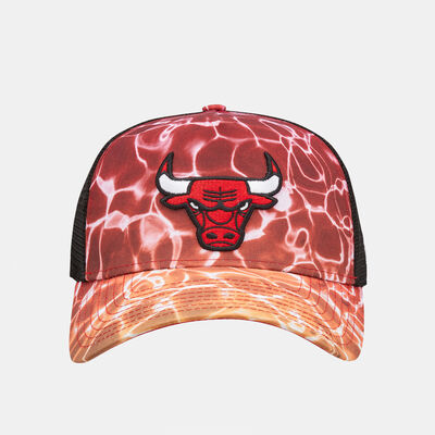 New Era Chicago Bulls Summer City A-Frame Trucker Cap Black