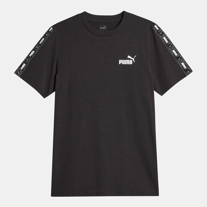 PUMA Men's Essentials Tape Camo T-Shirt Black PUMA Men's Essentials Tape Camo T-Shirt Black image number 0
