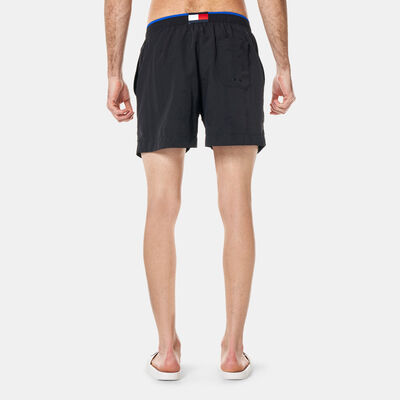 Tommy Hilfiger Men's Flag Recycled Swimming Shorts Black