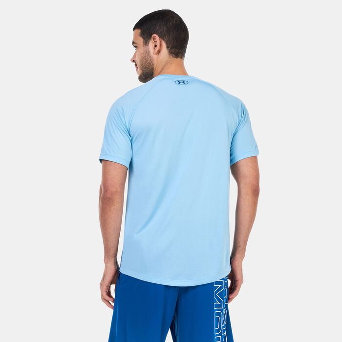 Under Armour Men's UA Tech™ Fade T-Shirt Blue Under Armour Men's UA Tech™ Fade T-Shirt Blue image number 1