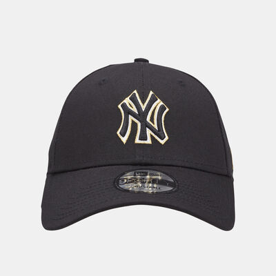 New Era Men's Metallic Pop 9Forty New York Yankees Cap Black