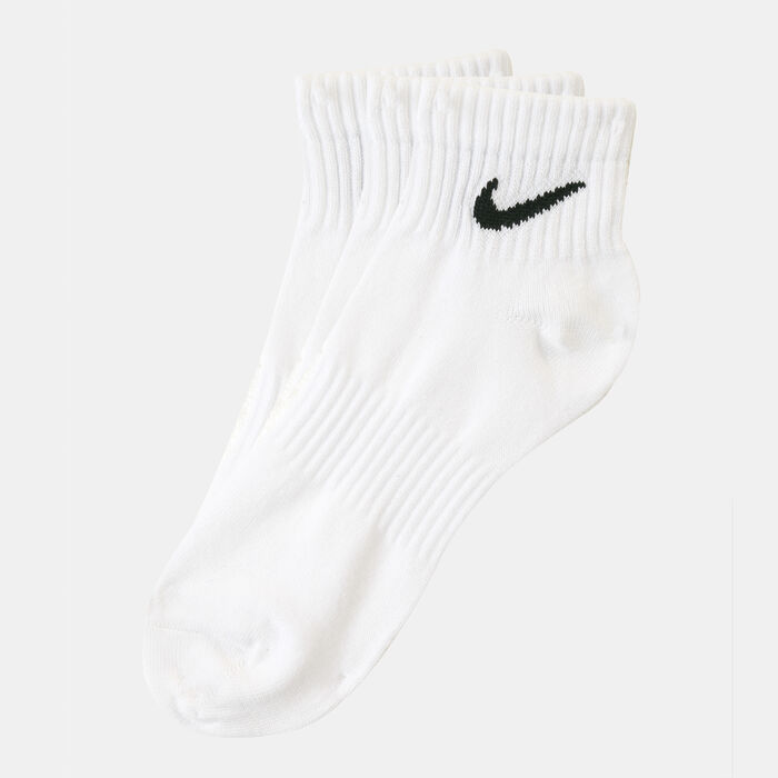 Nike Everyday Ankle Socks (3 Pack) White Nike Everyday Ankle Socks (3 Pack) White image number 0