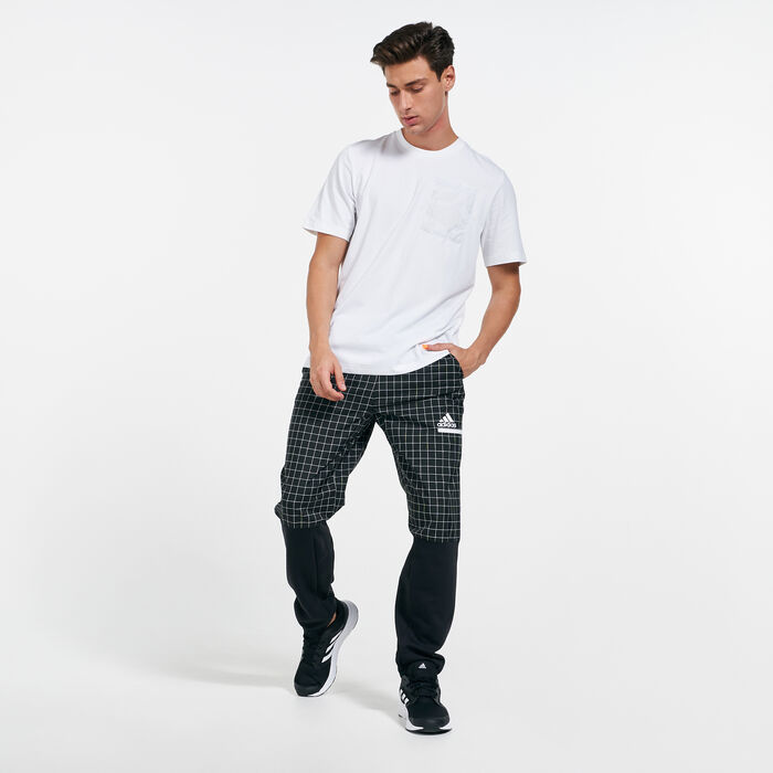adidas Men's Pocket T-Shirt White adidas Men's Pocket T-Shirt White image number 2