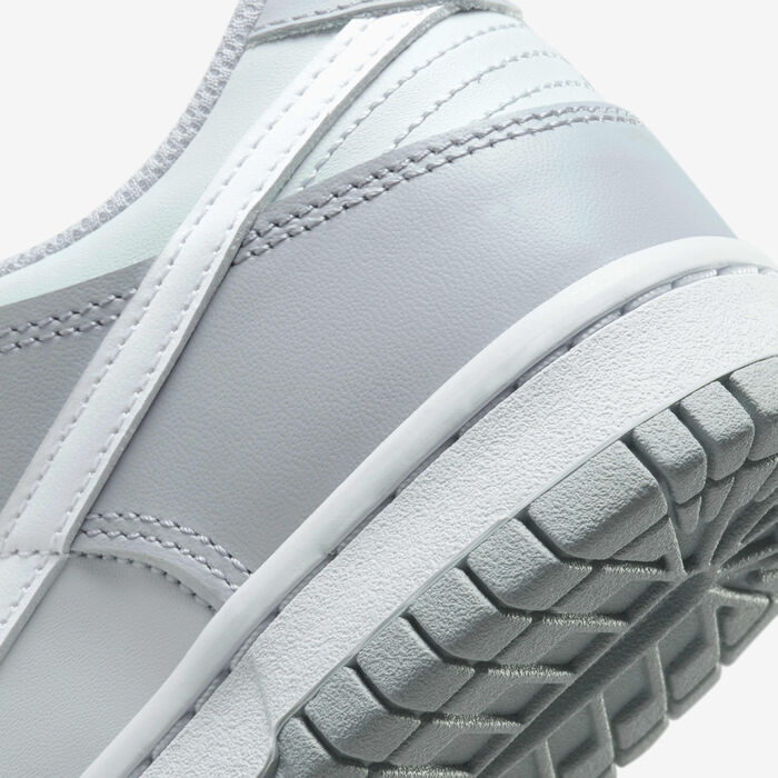 Nike Kids' Dunk Low Shoes Grey Nike Kids' Dunk Low Shoes Grey image number 7