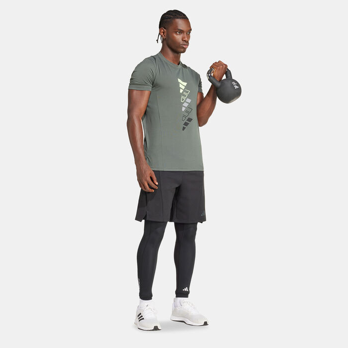 adidas Men's Designed for Training T-Shirt Grey image number 2