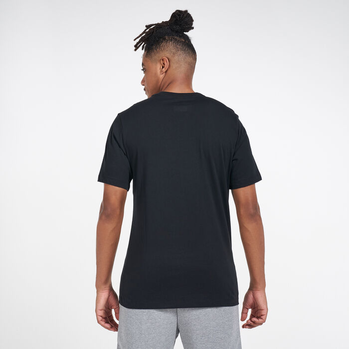 Jordan Men's Air Wordmark T-Shirt Black image number 1