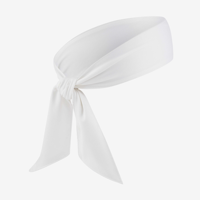 Nike Dri-FIT Head Tie White Nike Dri-FIT Head Tie White image number 1