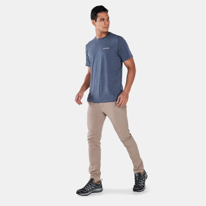 Columbia Men's Tech Trail™ Graphic T-Shirt Blue Columbia Men's Tech Trail™ Graphic T-Shirt Blue image number 2