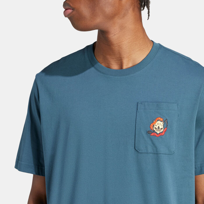 adidas Originals Men's Leisure Note T-Shirt Green adidas Originals Men's Leisure Note T-Shirt Green image number 3