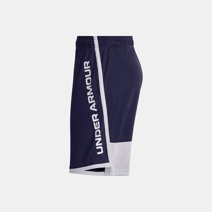 Under Armour Kids' UA Stunt 3.0 Shorts Blue Under Armour Kids' UA Stunt 3.0 Shorts Blue image number 2