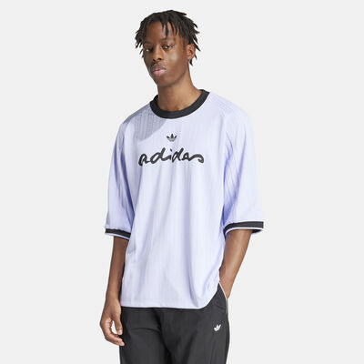 adidas Originals Men's Fashion Graphic T-Shirt Purple