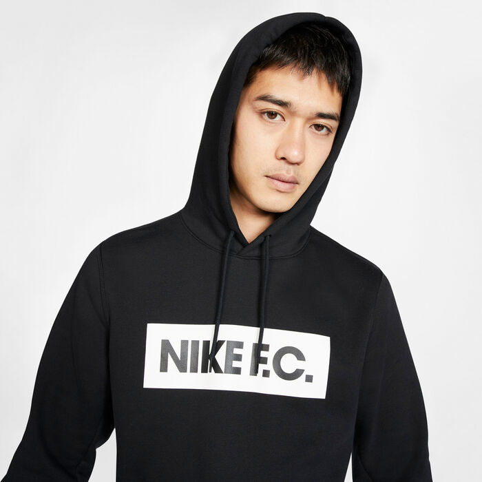 Nike Men's F.C. Essential Hoodie Black Nike Men's F.C. Essential Hoodie Black image number 3