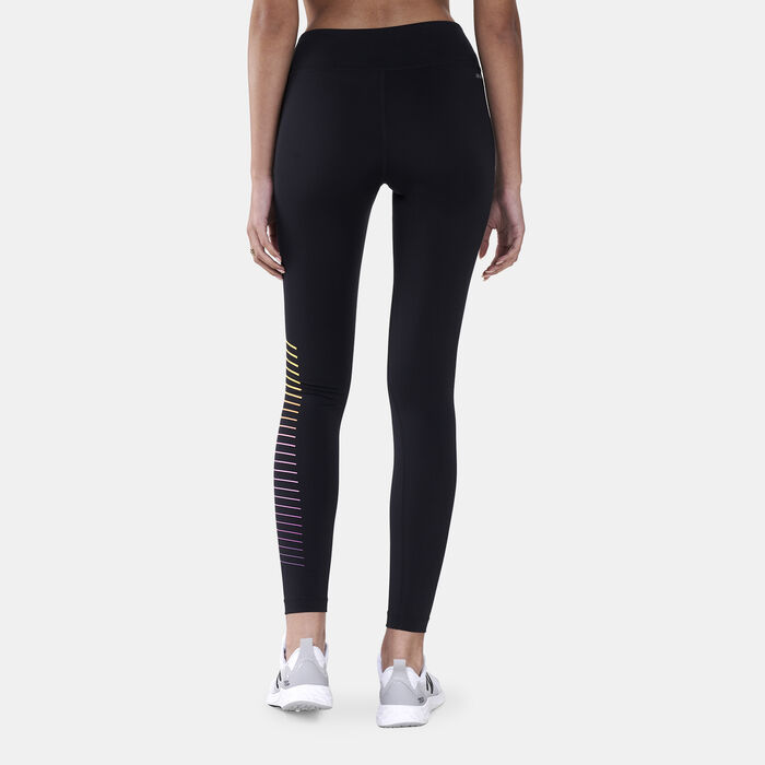New Balance Women's Reflective Accelerate Leggings Black New Balance Women's Reflective Accelerate Leggings Black image number 1