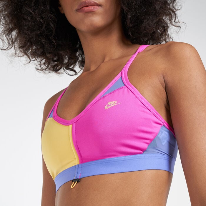 Nike Women's Indy Icon Clash Sports Bra Pink Nike Women's Indy Icon Clash Sports Bra Pink image number 3