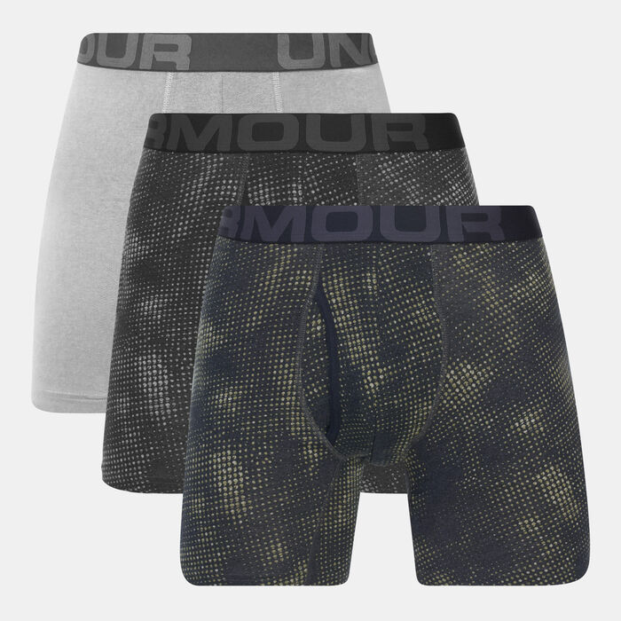Under Armour Men's CC 6-inch Novelty Boxers (3 Pack) Black Under Armour Men's CC 6-inch Novelty Boxers (3 Pack) Black image number 0