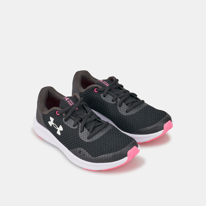 Under Armour Kids' UA Charged Pursuit 3 Running Shoe (Older Kids) Black Under Armour Kids' UA Charged Pursuit 3 Running Shoe (Older Kids) Black image number 1