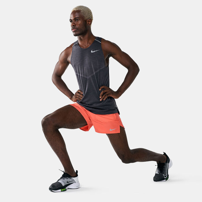 Nike Men's Dri-FIT Flex Stride Running Shorts Orange Nike Men's Dri-FIT Flex Stride Running Shorts Orange image number 2