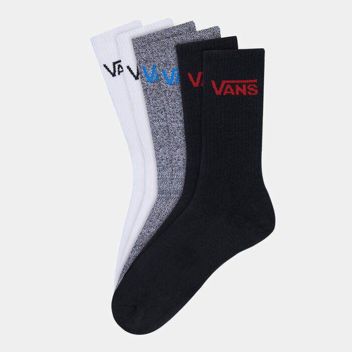 Vans Men's Logo Crew Socks (3 Pack) Multi Vans Men's Logo Crew Socks (3 Pack) Multi image number 0