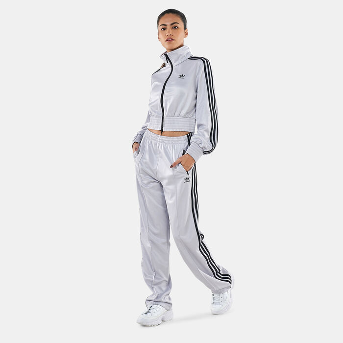 adidas Originals Women's Adicolor Classics High-Shine Straight-Leg Track Pants Silver adidas Originals Women's Adicolor Classics High-Shine Straight-Leg Track Pants Silver image number 2