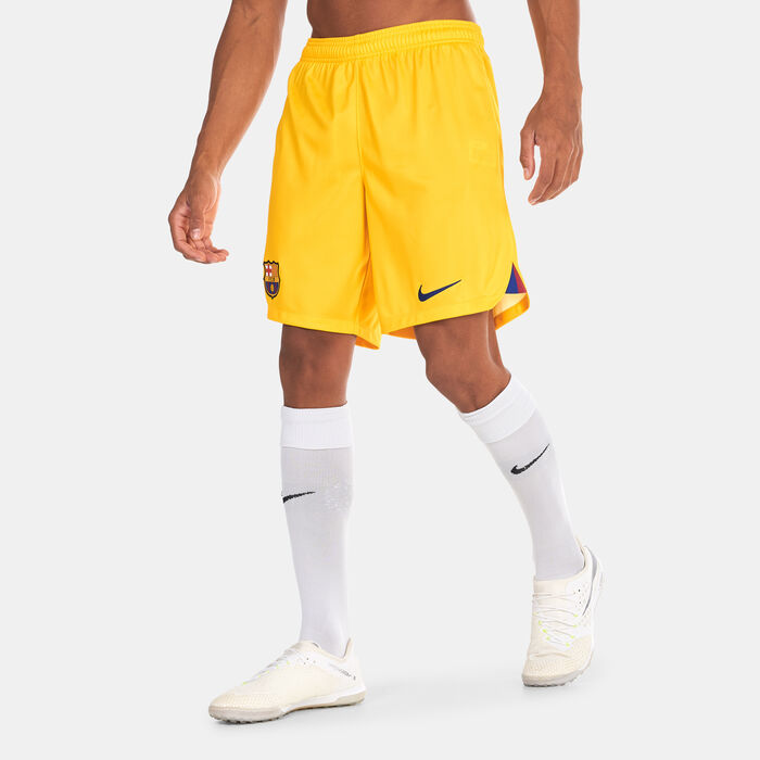 Nike Men's Barcelona Stadium Fourth Dri-FIT Football Shorts - 2022/23 yellow image number 0