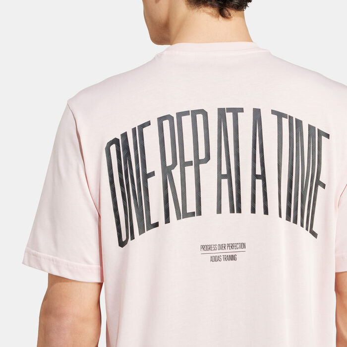 adidas Men's Strength Graphic T-Shirt Pink adidas Men's Strength Graphic T-Shirt Pink image number 4