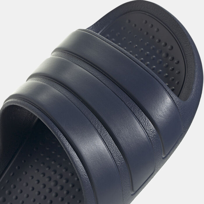 adidas Men's Adilette Flow Slides Grey adidas Men's Adilette Flow Slides Grey image number 4