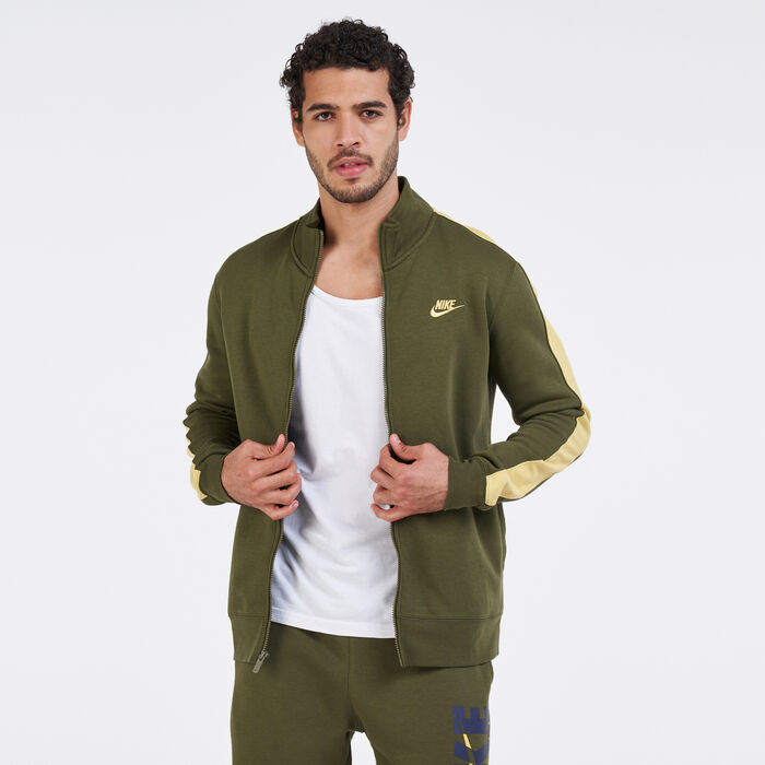 Nike Men's Sportswear Club Track Jacket Green Nike Men's Sportswear Club Track Jacket Green image number 0