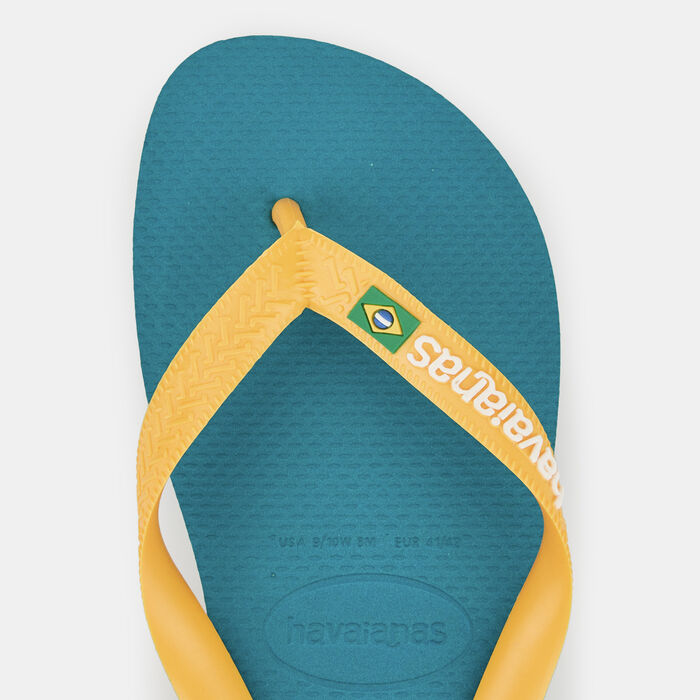 Havaianas Brasil Logo Flip Flops Green Havaianas Brasil Logo Flip Flops Green image number 2