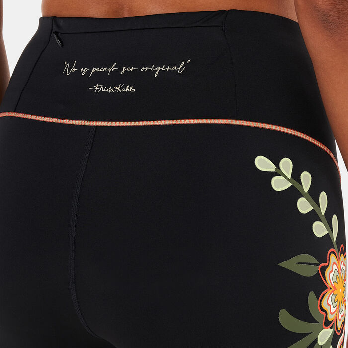 PUMA Women's X Frida Kahlo 7/8 Leggings Black PUMA Women's X Frida Kahlo 7/8 Leggings Black image number 3