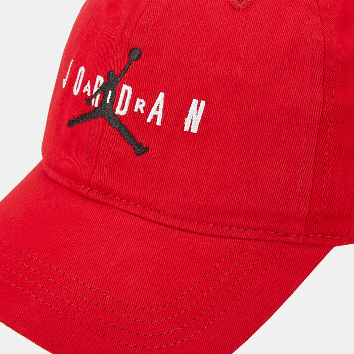 Jordan Kids' Curved Brim Adjustable Cap Red Jordan Kids' Curved Brim Adjustable Cap Red image number 2