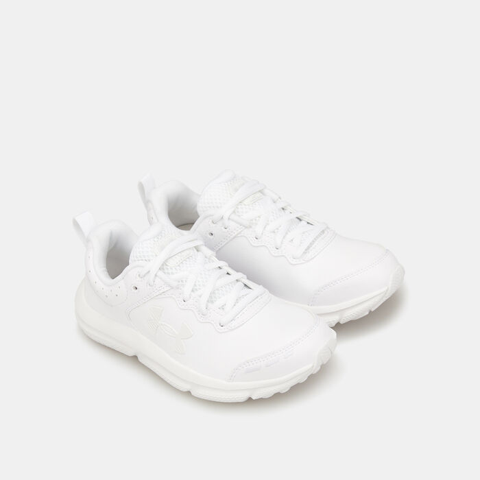 Under Armour Kids' UA Assert 10 Uniform Synthetic Running Shoe (Older Kids) White Under Armour Kids' UA Assert 10 Uniform Synthetic Running Shoe (Older Kids) White image number 2