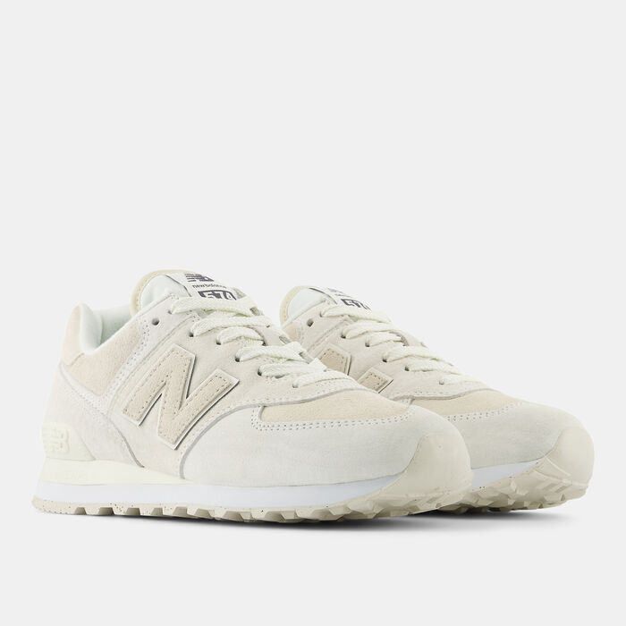 New Balance Women's 574+ Shoes Beige image number 1