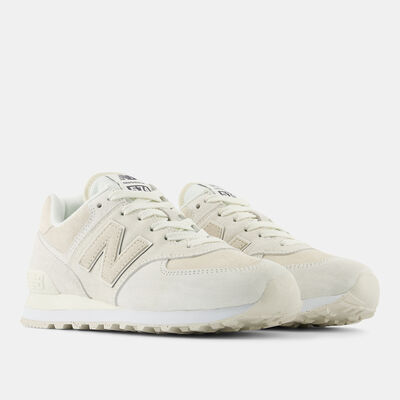 New Balance Women's 574+ Shoes Beige New Balance Women's 574+ Shoes Beige