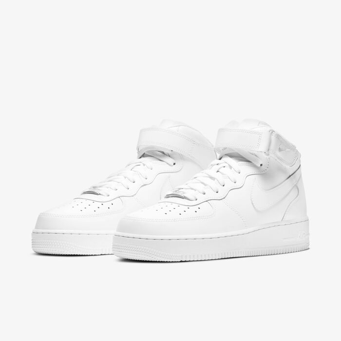 Nike Men's Air Force 1 Mid '07 Shoes White Nike Men's Air Force 1 Mid '07 Shoes White image number 5