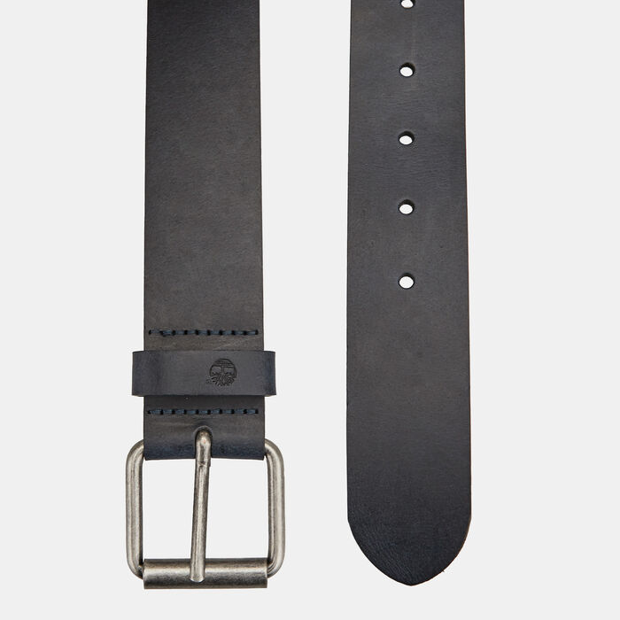 Timberland Men's Leather Belt Blue Timberland Men's Leather Belt Blue image number 1
