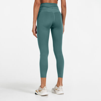 Nike Women's 7/8 Yoga Leggings Green Nike Women's 7/8 Yoga Leggings Green