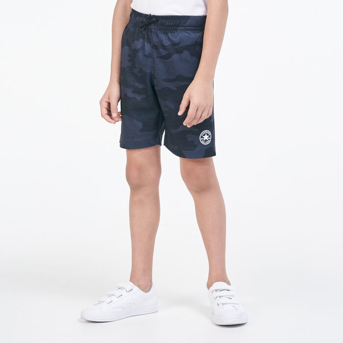 Converse Kids' Jungle Allover Print Shorts Black Converse Kids' Jungle Allover Print Shorts Black image number 0