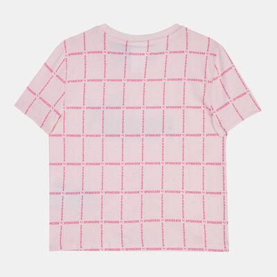 PUMA Kids' x Spongebob Printed T-Shirt (Older Kids) Pink