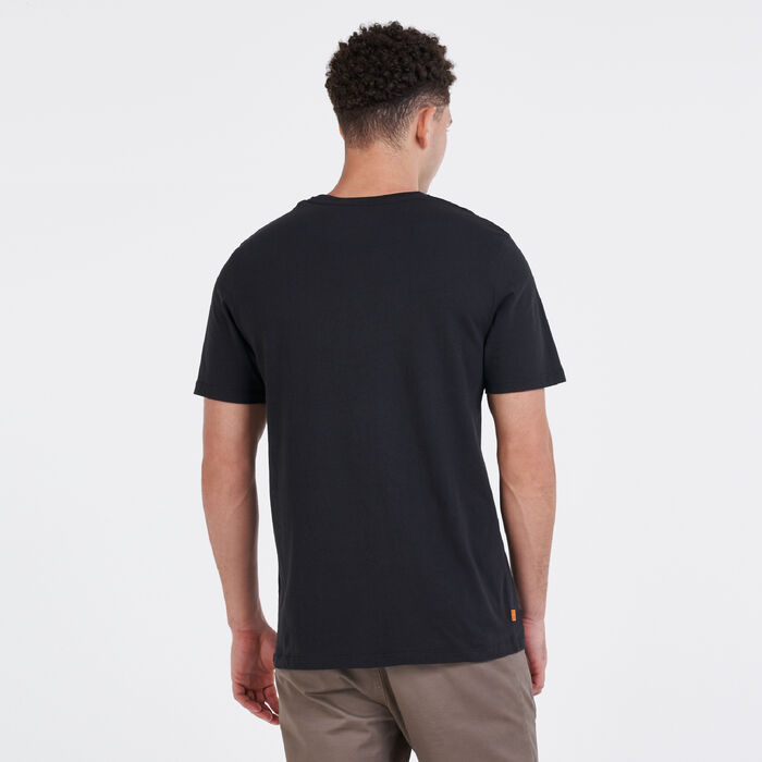 Timberland Men's Outdoor Heritage Camo-Logo T-Shirt Black Timberland Men's Outdoor Heritage Camo-Logo T-Shirt Black image number 1